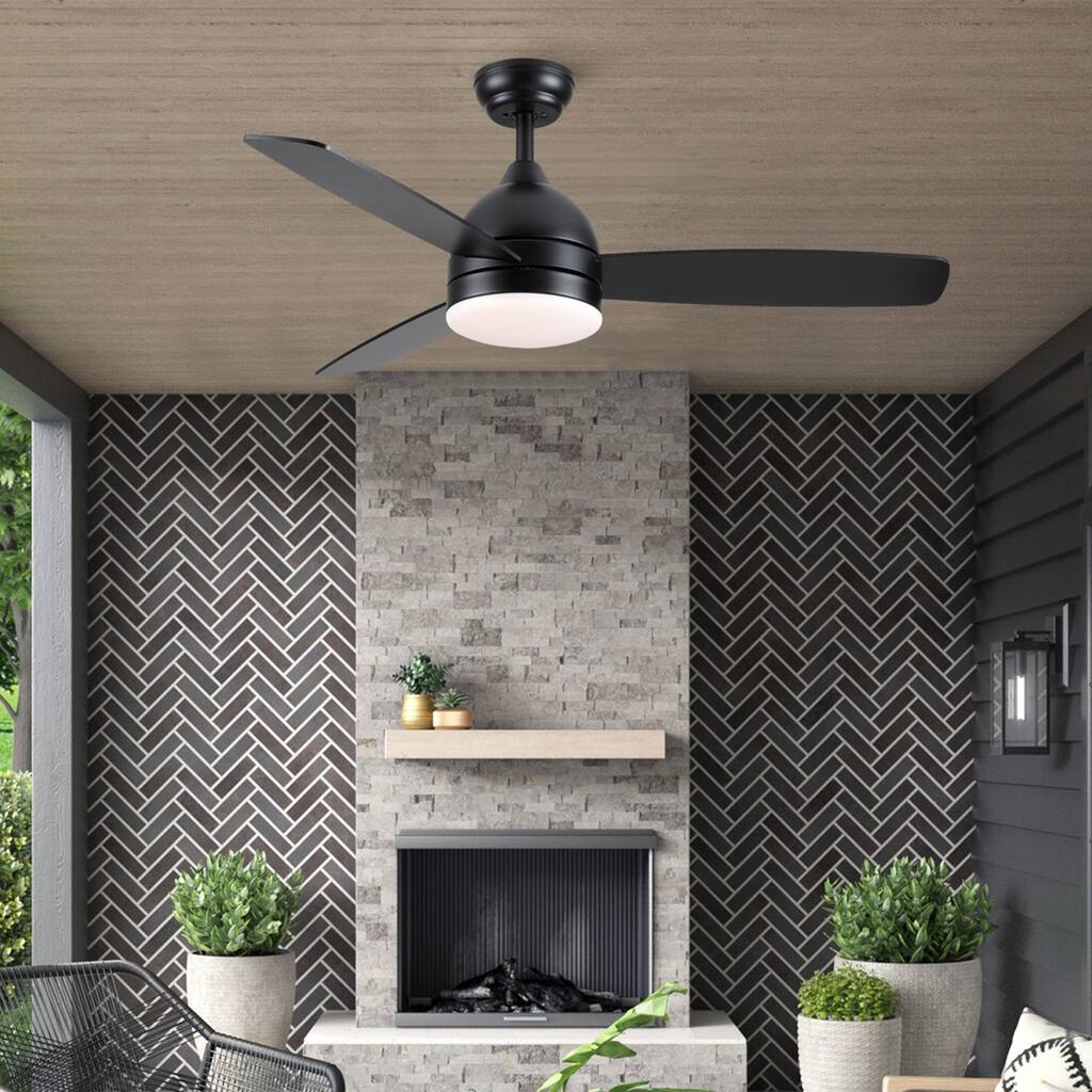 LED Balck Ceiling Fan