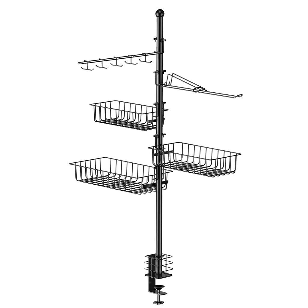 Griddle Caddy with Paper Towel Holder BBQ Organizer