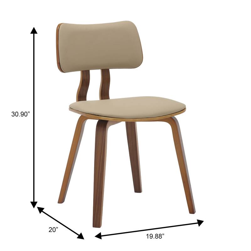 7-Piece Dining Set with 63-Inch Rectangular MDF Dining Table and 6 Leather Arm Chairs