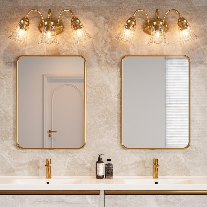 3-Light Bathroom Light Fixtures