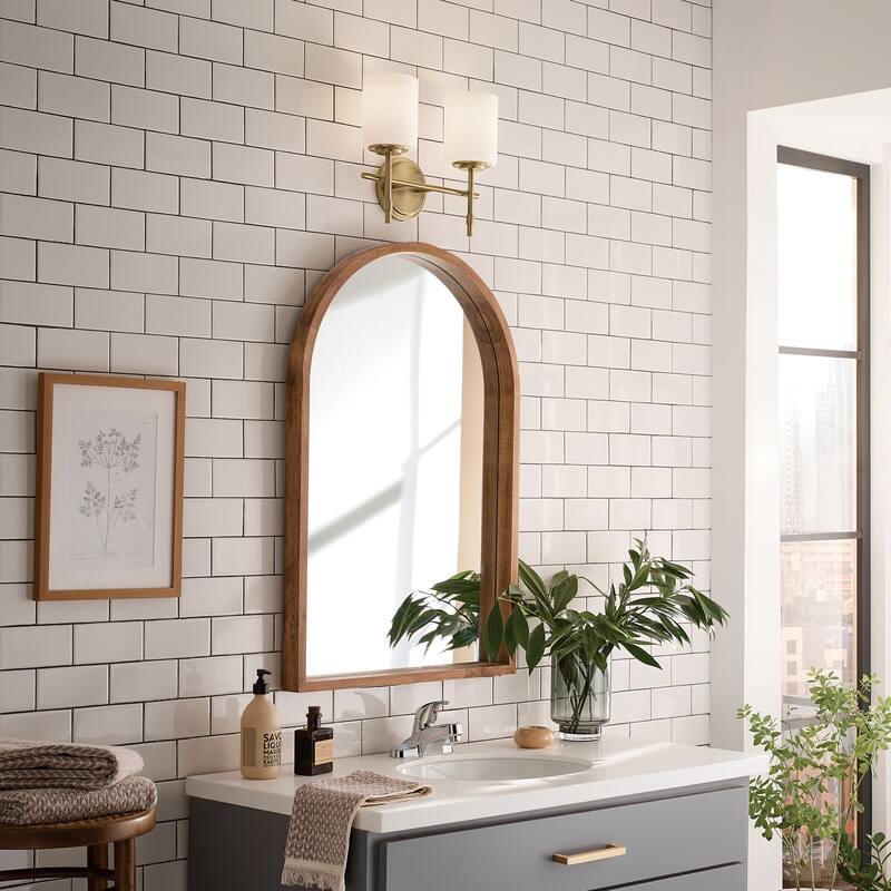 Kichler 55141 Ali 2 Light 14" Wide Vanity Light with Frosted Glass
