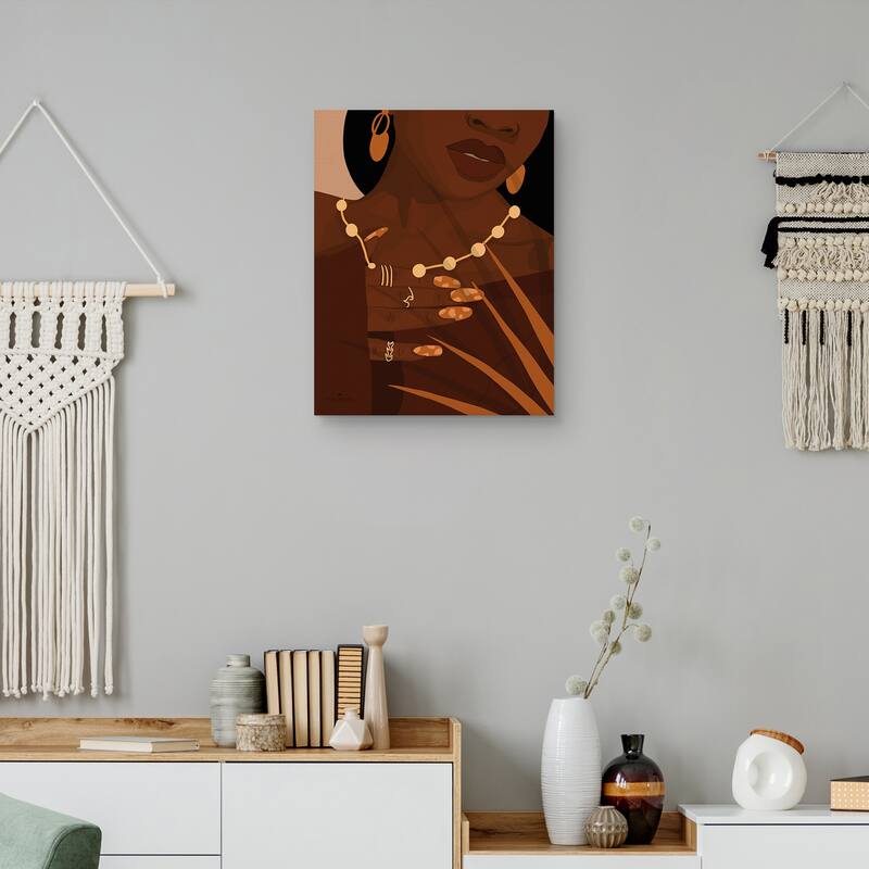 Adorned 2 by Princella Canvas Art Print