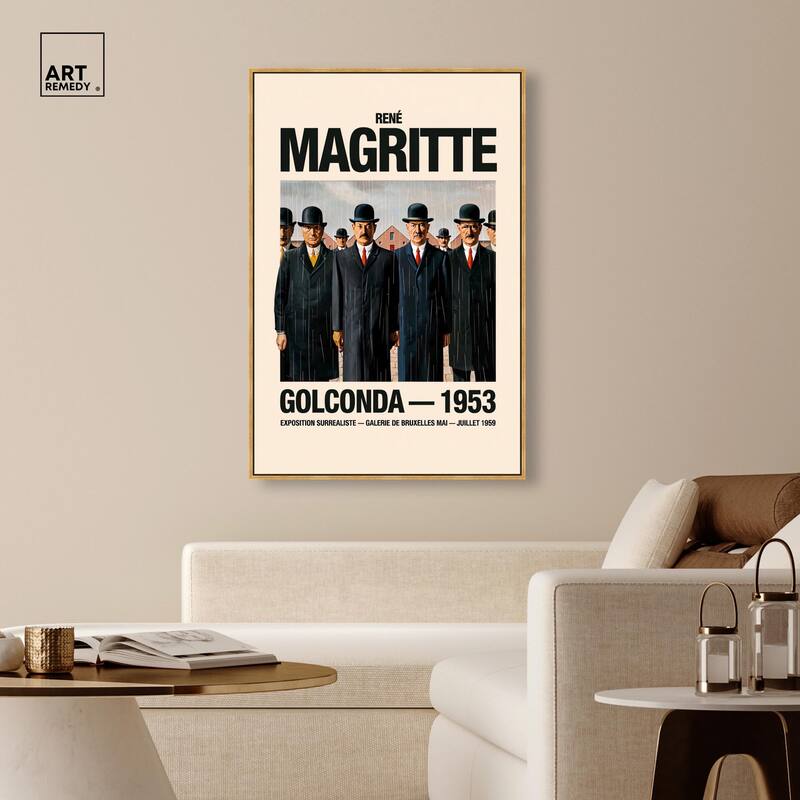Falling Men of Golconda Canvas by Art Remedy