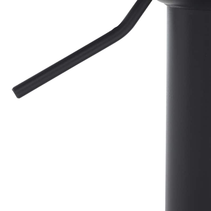 SAFAVIEH Peroline Gas Lift Adjustable Bar Stool - 19 In. W x 18 In. D x 32-42 In. H - 19Wx18Dx42H