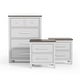 preview thumbnail 16 of 14, Furniture of America Althea Modern Farmhouse 3-Piece Wood Chest and 2 Nightstand Bedroom Set