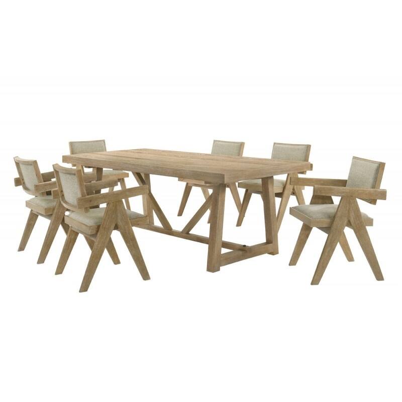 Light Oak Wood Dining Chair Set of 2, Upholstered Armchair for Dining Room Kitchen Home,