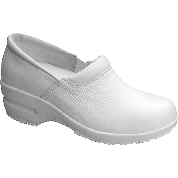 Cherokee Brown and Black Leather Patricia Slip resistant Clog