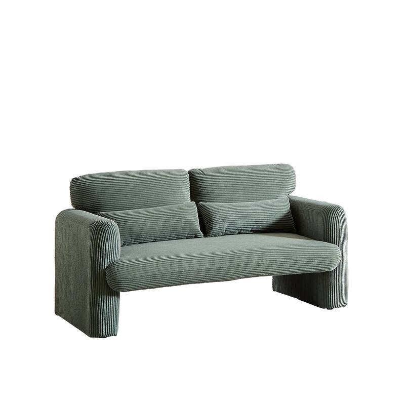 GDFStudio - Emiliano Sofa Set in Premium Corduroy with Elegant Design and Superior Comfort