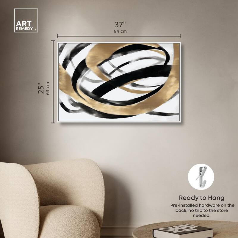 Loops of Luxury I Canvas by Art Remedy