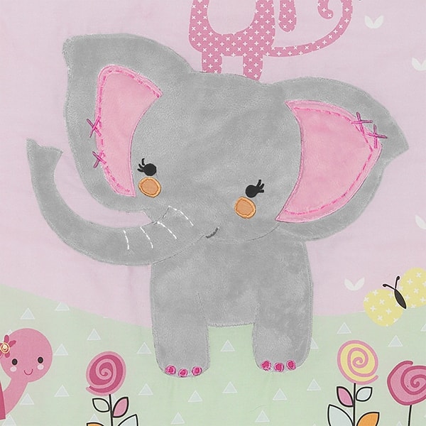 Shop Bedtime Originals Twinkle Toes Pink Blue Green Elephant