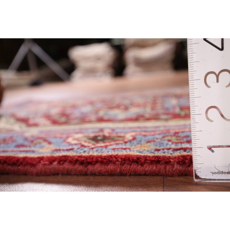 Red Heriz Serapi Accent Rug Hand-Knotted Traditional Wool Carpet - 2'0" x 3'0"