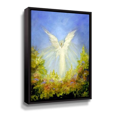 Angel's Garden Floater Framed Canvas