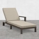 preview thumbnail 23 of 62, Benton Modern Aluminum Lounge Outdoor Double Chaise with Cushion - N/A