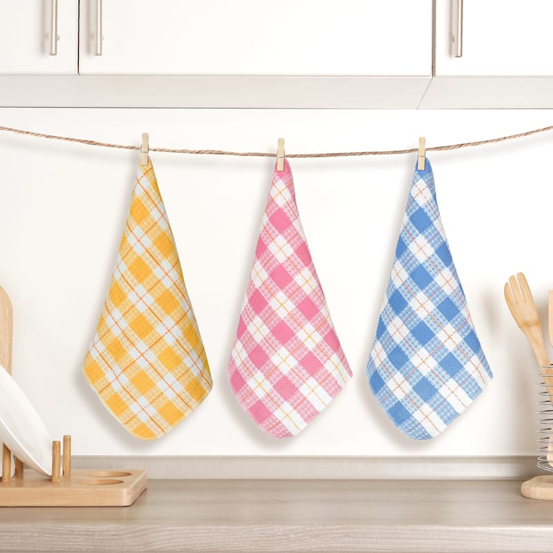 Kitchen Dish Cloths for Washing Cleaning Absorbent Dish Rags Drying Dish Towels