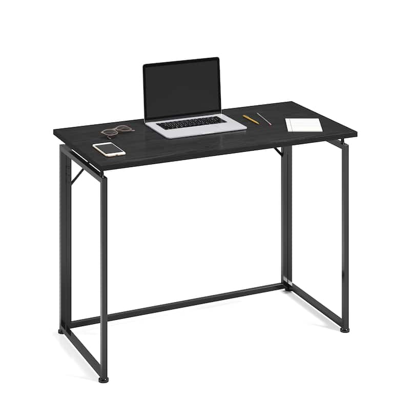 Space Saving Folding Desk - Black