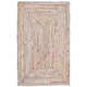 SAFAVIEH Handmade Cape Cod Marget Boho Coastal Jute Rug - 2'3" x 4' - Beige/Multi