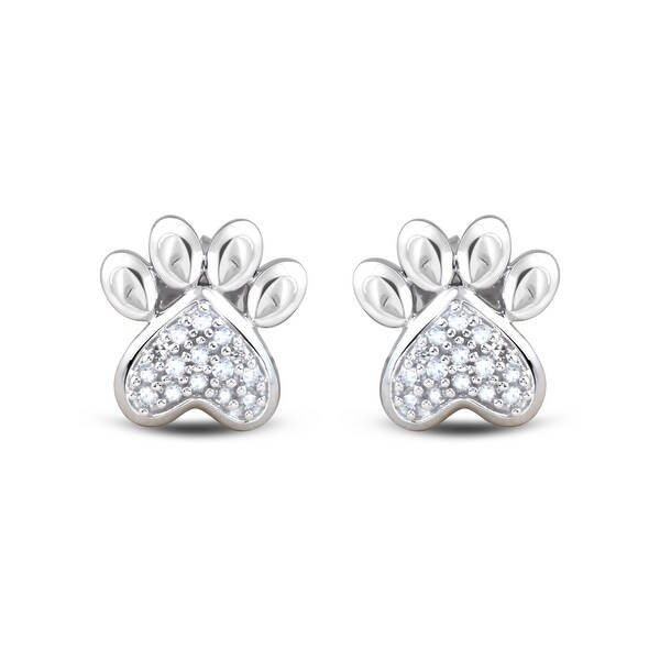 diamond dog earrings