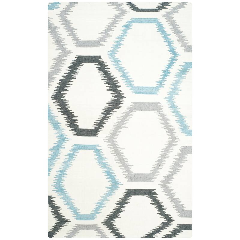 SAFAVIEH Handmade Flatweave Dhurries Solza Modern Wool Rug