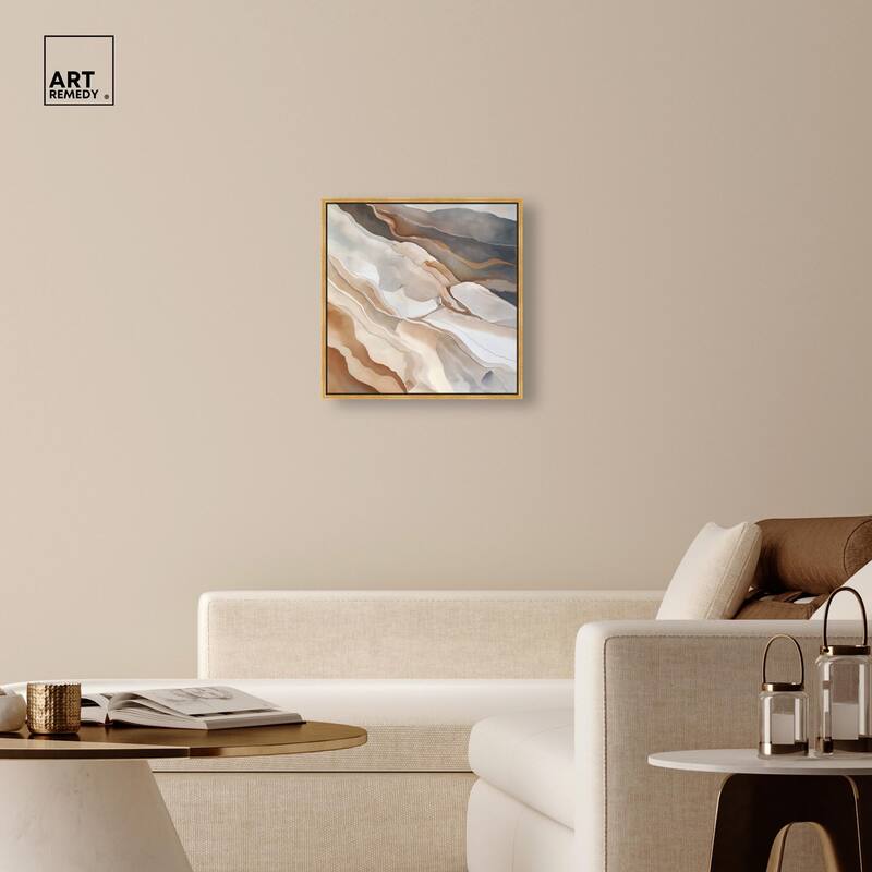 Earthen Flow Canvas by Art Remedy
