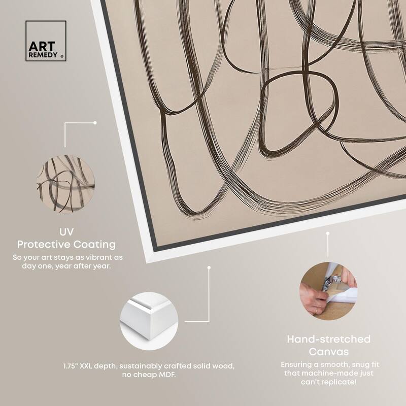 Unbroken Line II Canvas by Art Remedy