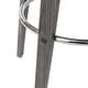 preview thumbnail 93 of 167, Glitzhome Set of 2 or 4 Modern Counter & Bar Height Wooden Swivel Bar Stools