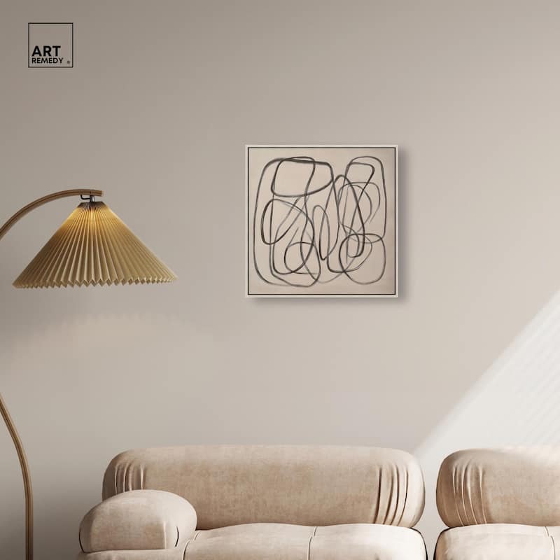 Unbroken Line I Canvas by Art Remedy
