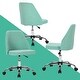 preview thumbnail 22 of 39, Home Office Desk Chair Task Chairs Swivel Ribbed Task Vanity Chair
