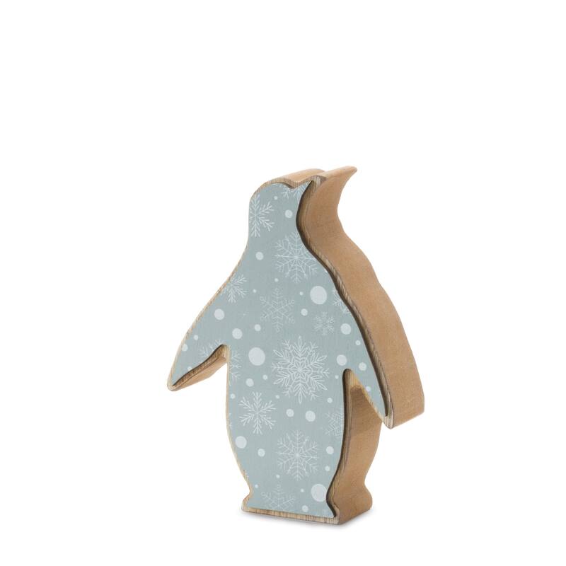 Penguin Christmas Tabletop Decorations - 8" - Set of 2