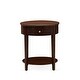 preview thumbnail 23 of 42, 2 Piece Bed Set -Bed with Brown Linen Fabric Button Tufted Headboard - 1 Night Stand (Bed Size Options)