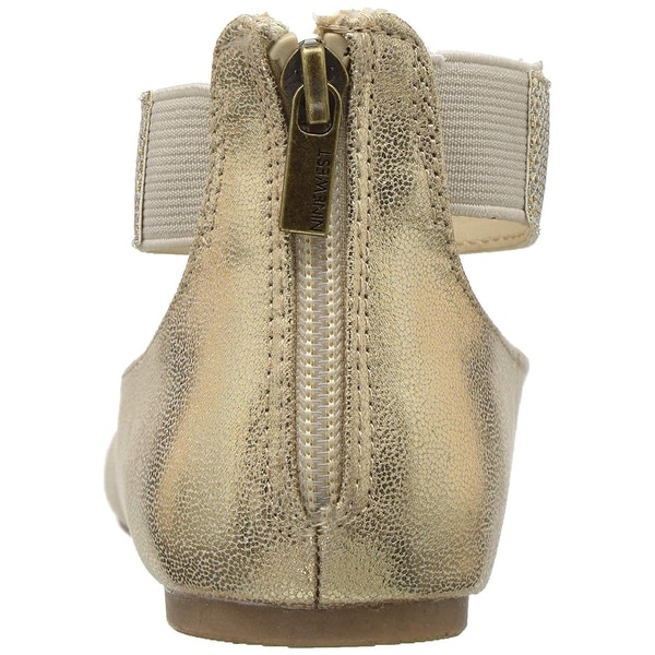 Nine West Little//Big Girl/'s Floycee Rose Gold Ballet Flats Shoes
