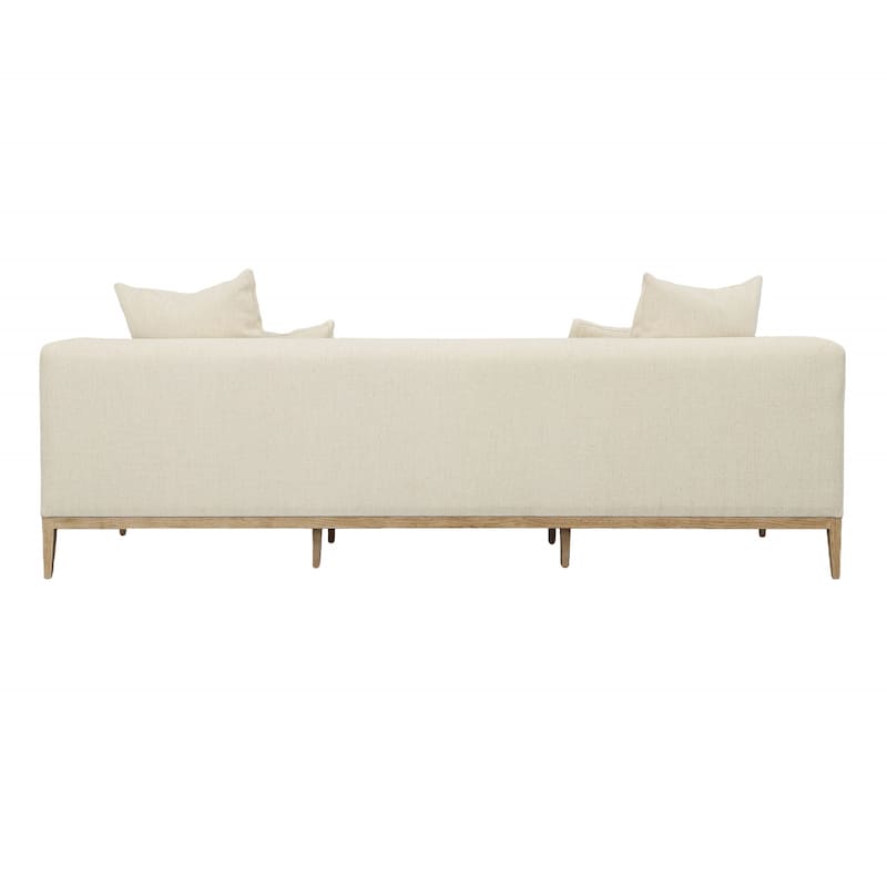 Dora 103" Upholstered Sofa, Beige