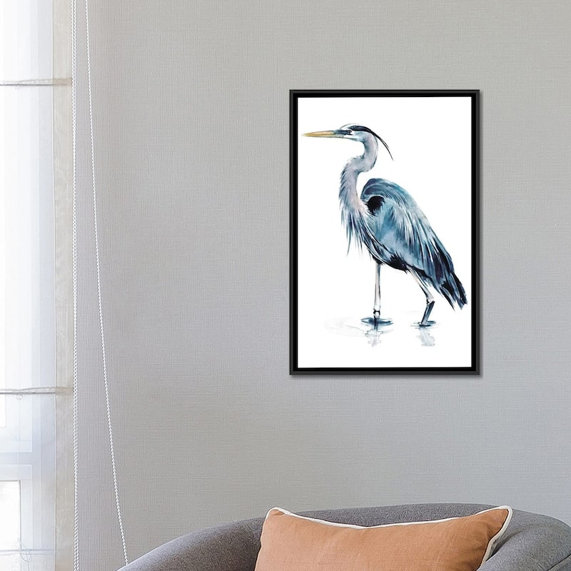 iCanvas "Blue Heron II" by Jennifer Paxton Parker Framed Canvas Print