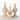 Sullivans 11.75", 10.5" & 9.5" White Washed Wood Finial Set of 3