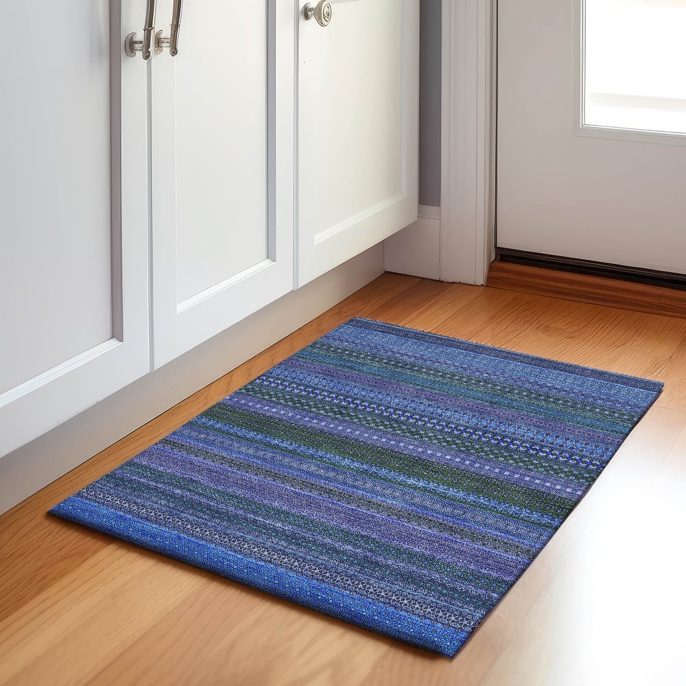 Premium Washable Super Soft Boho Stripes Mayfield Rug