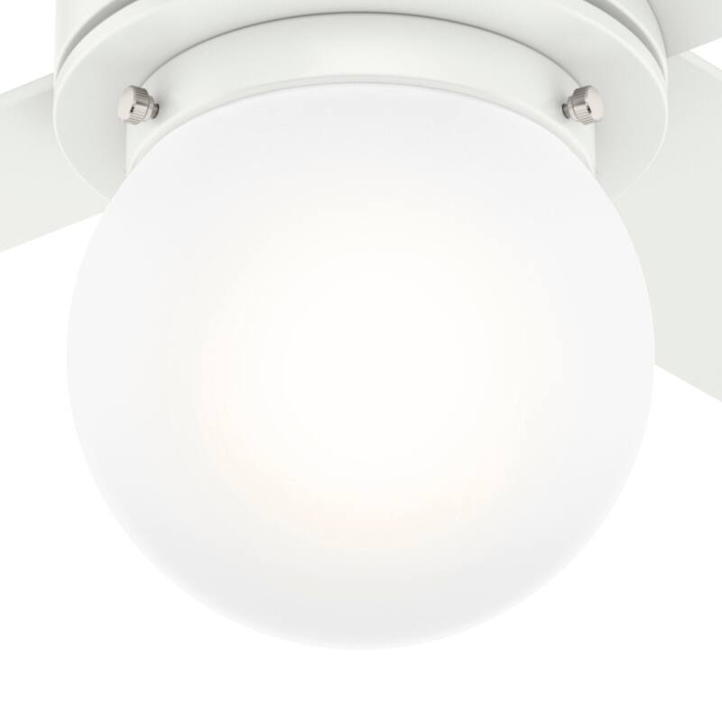 Hunter 52" Hepburn Ceiling Fan with LED Light Kit and Wall Control - Vintage, Mid-Century Modern, Transitional