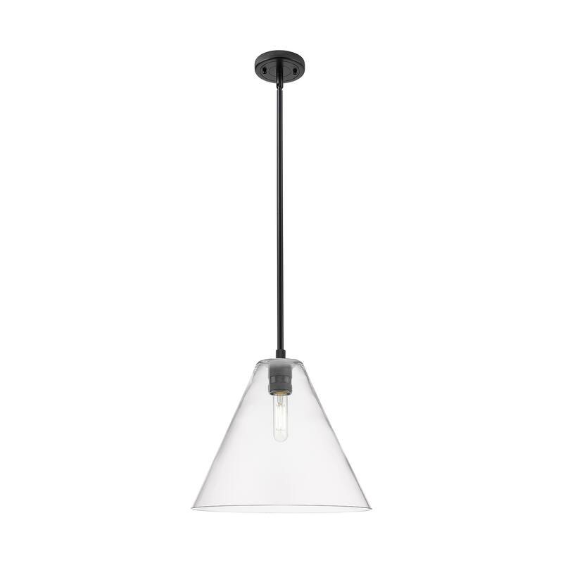Innovations Lighting Downtown Urban - Crown Point - 1 Light 12" Berkshire Stem Hung Pendant