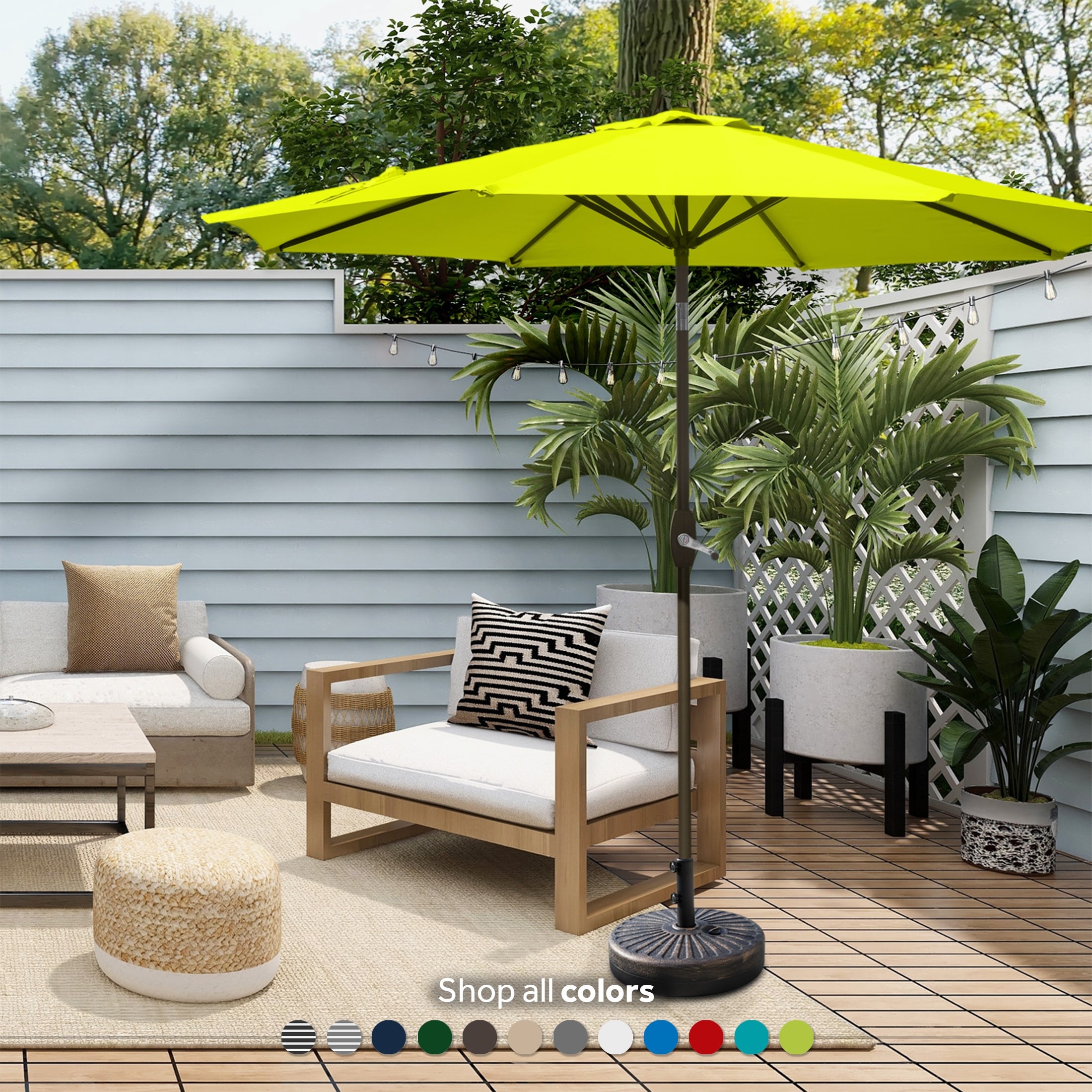 9 foot patio umbrella near me 9FT with Smooth Crank Lift stable 9ft patio umbrella features a wind Villacera 9-Foot Outdoor Patio Umbrella