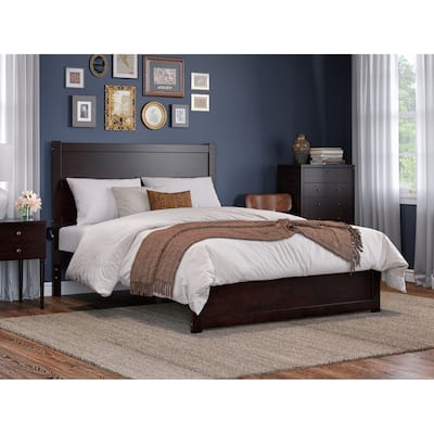 NoHo Queen Platform Bed with Footboard in Espresso