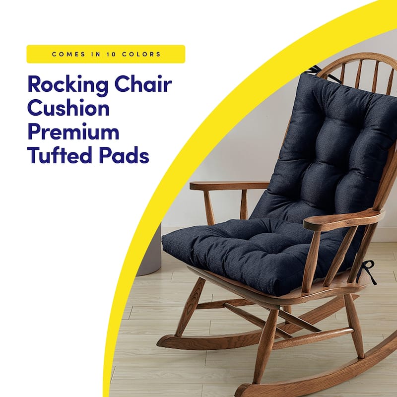 Sweet Home Collection Rocking Chair Cushion Set