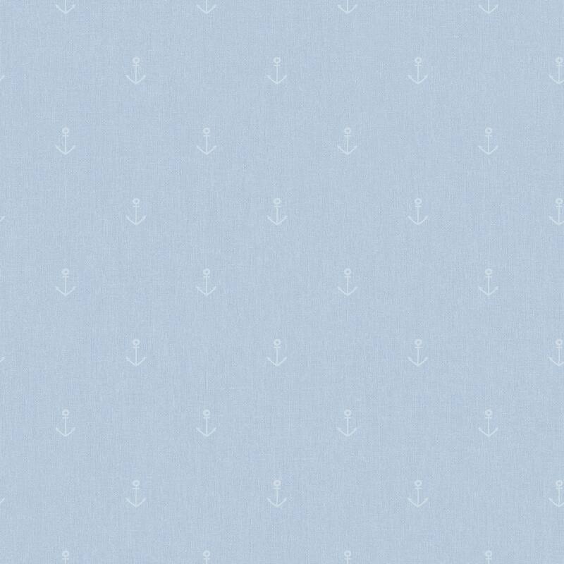 Veer Decor Anchors Away Wallpaper - Blue