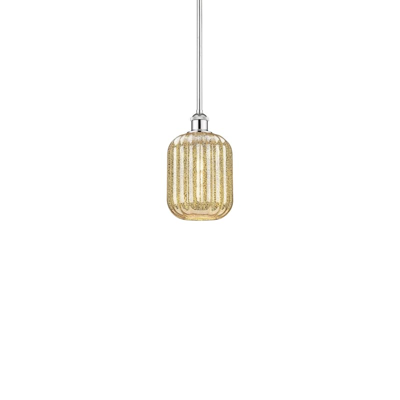 Innovations Lighting 616-1S-12-7 Preston Pendant Preston 7" Wide Mini - Polished Chrome / Mercury