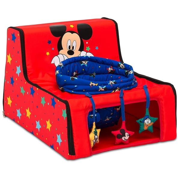 slide 2 of 5, Disney Mickey Mouse Sit N Play Portable Activity Seat for Babies