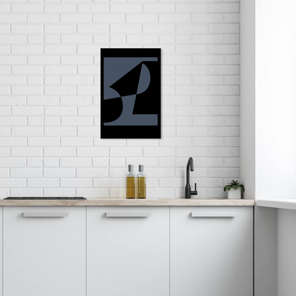 Wynwood Studio Canvas Advertising Berlin Art Gallery Poster 19 Black and Tan Modern & Contemporary Wall Art Canvas Print