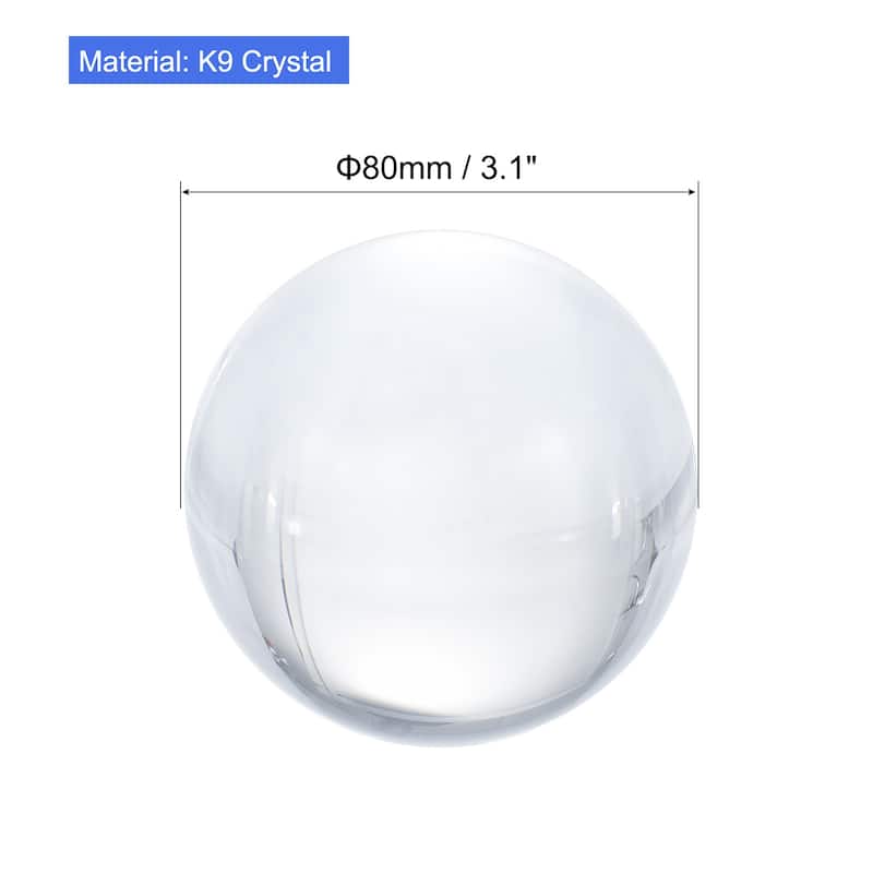 Crystal Ball, K9 Crystal Ball Decorative Ball with Gift Box for Decor - Clear