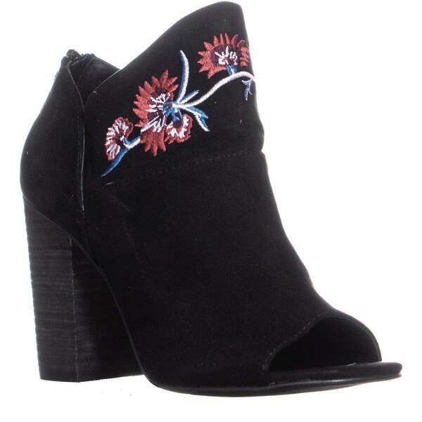 carlos santana peep toe booties