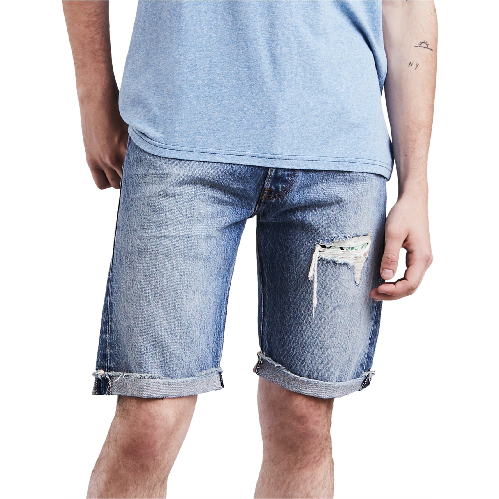 mens levi jean shorts