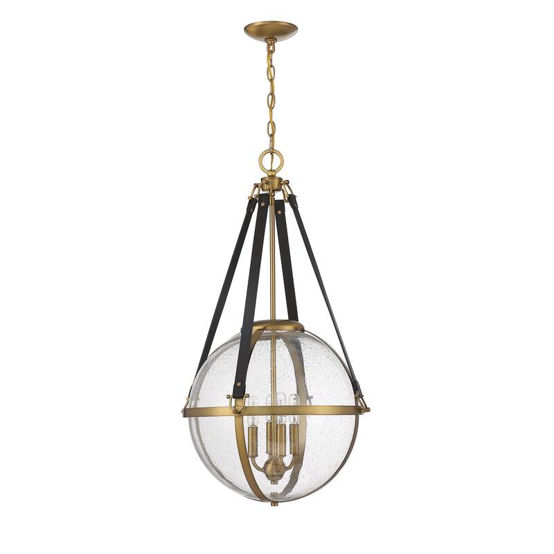 Savoy House Bozeman 4-Light Pendant - Warm Brass