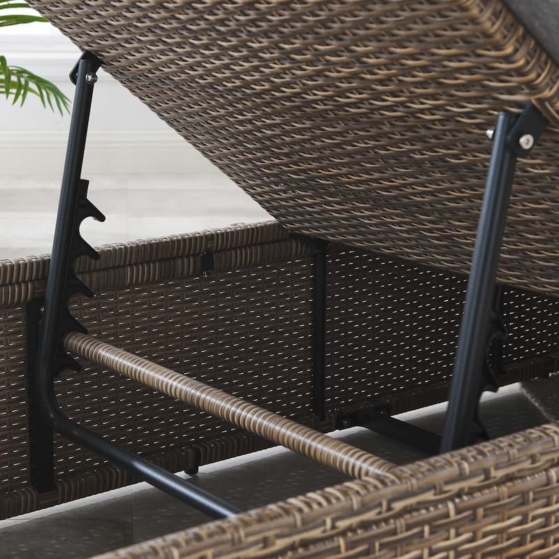 Convene Outdoor Patio Outdoor Patio Chaise Lounge Chair