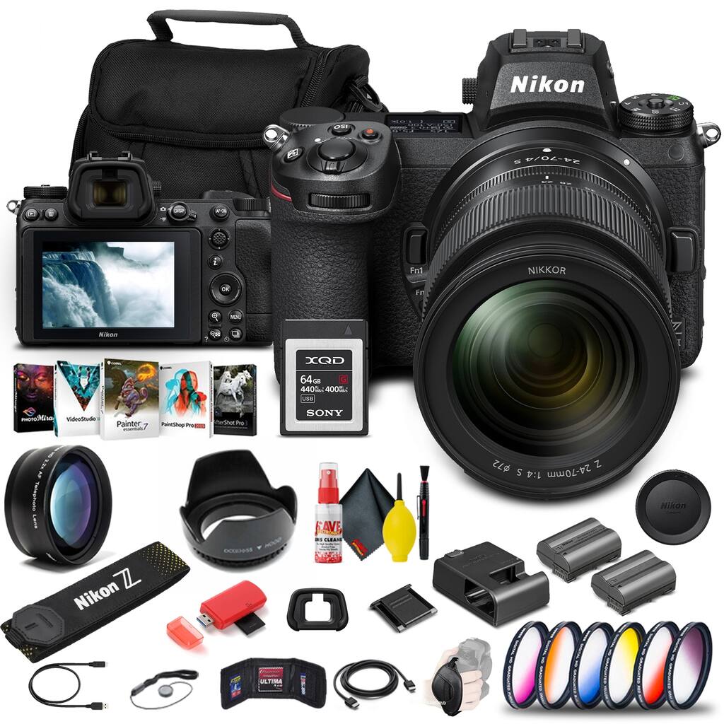 Nikon Z 6II Mirrorless Digital Camera 24.5MP with 24-70mm f/4 Lens