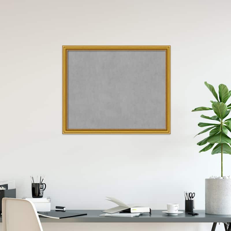 Amanti Art Townhouse Gold Framed Magnetic Board